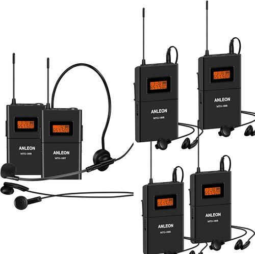 ANLEON MTG-100 会议工厂参观接待带团解说 无线导游翻译 650MHZ