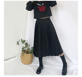 套装 大码 全套学院风不良长裙水手服正统制服 基础款 jk制服裙正版