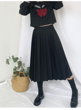 jk制服裙正版基础款大码套装全套学院风不良长裙水手服正统制服