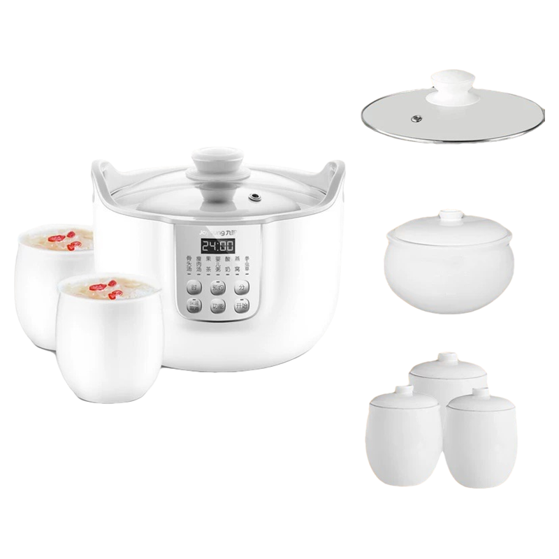 适配九阳电炖隔水炖盅1811BS陶瓷内胆d-18g1盖子1.8L 0.5L玻璃盖