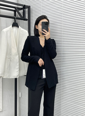 CHIOSTUDIOS韩国原单外贸垂顺易打理韩版通勤OL干练女士西装005