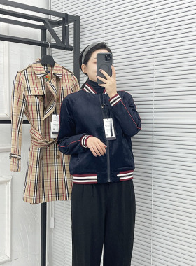 CHIO STUDIOS韩国原单外贸女士夹克上衣短外套客供丝绒面料030