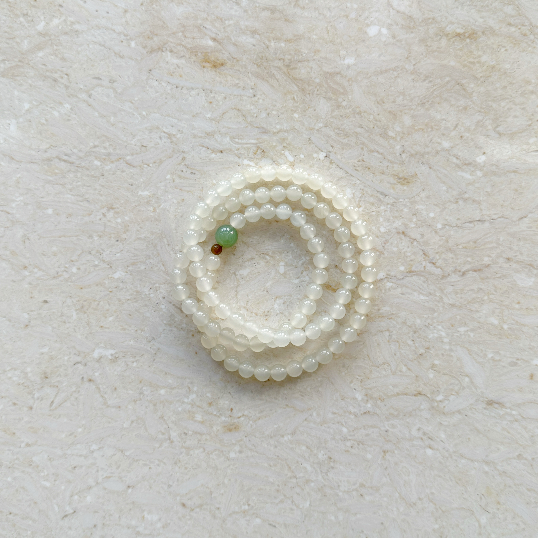 偶遇良人|天然高品质和田玉蜂蜜糖水新疆黄玉碧玉多宝多圈手链女