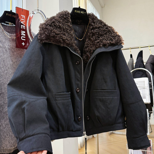 高级感派克短款羽绒服女冬季外套