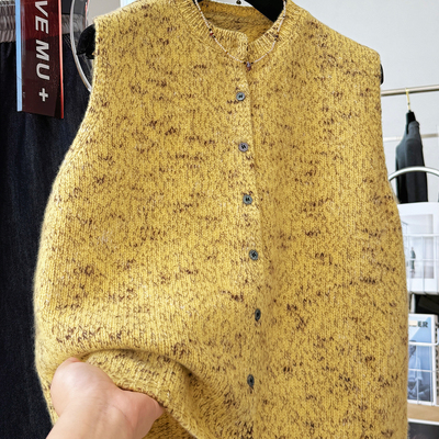 高级感纯羊毛马甲背心女秋冬叠穿