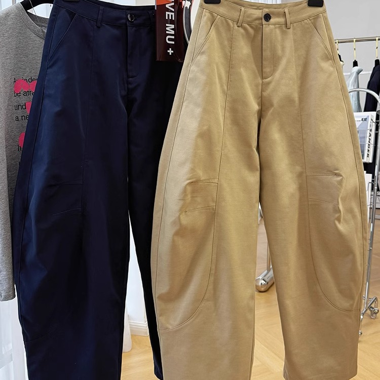 设计感定制松弛感工装休闲裤女