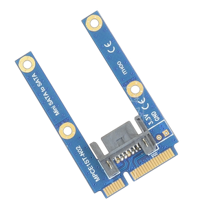 mSATA测试mSATA miniSATA转SATA转换SATA盘转接板SATA接口转接卡mSATA SSD转SATA盘转接板 硬盘转接卡全高