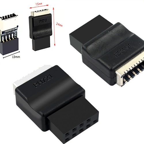 USB2.0-9P公转Type-E母转接头