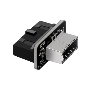 73S主板USB3.019P/20P转TYPE-E 转接头机箱前置TYPE C插线主板TYPE-E USB 3.1迷你20pin转3.0主板标准19pin