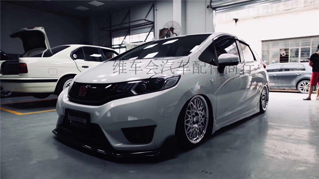 本田飞度改装气动避震套件 GK5可调空气悬挂低趴底盘升降减震器