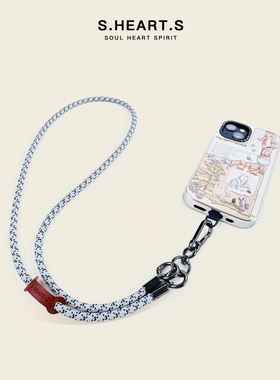 SHEARTS原创6MM手机挂绳挂脖绳子结实防丢长款小孩斜挎可背男女款