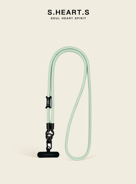 SHEARTS高端手机斜跨绳秋冬8mm百搭防丢挂脖可背带链电话挂绳长款