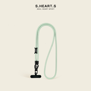 SHEARTS高端手机斜跨绳秋冬8mm百搭防丢挂脖可背带链电话挂绳长款