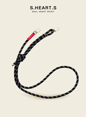 SHEARTS斜挎式手机挂绳可背双头扣可调节长款电话吊脖包包肩带子