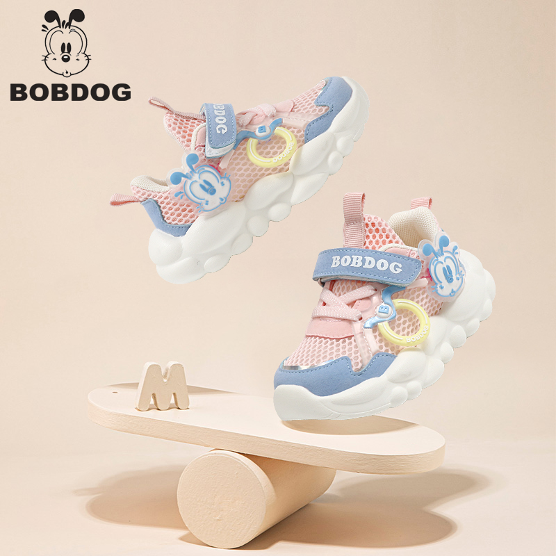 巴布豆透气运动儿童防滑