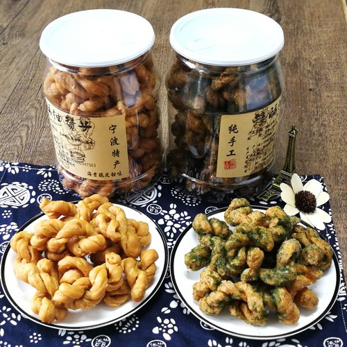 宁波特产鼓楼矮酥海苔老街油赞子