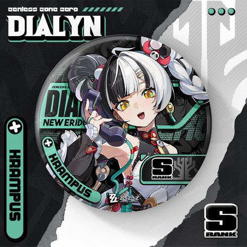 绝曲凌PET双闪徽章75mm