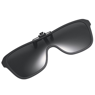 近视墨镜夹片一体式骑行开车专用男士偏光太阳眼镜防紫外线可上翻