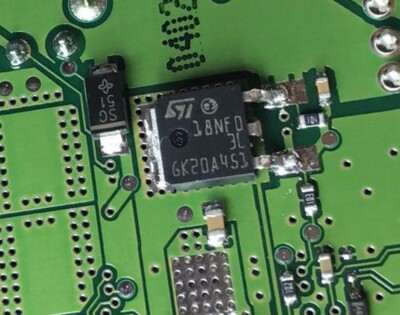 18NF03L  STD18NF03L  大众斯柯达门锁中控电机控制三极管