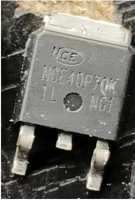 NCE40P70K 汽车新能源电脑板贴片三极管 TO252