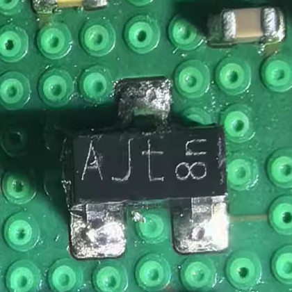 AJt AJW 汽车电脑板NPN晶体三极管SOT23-3脚全新进口