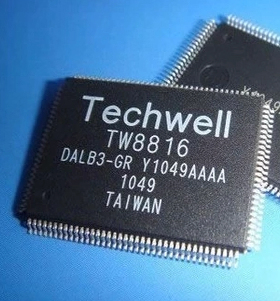TW8816-DALB3-GR 汽车导航中控液晶显示屏驱动IC芯片LQFP128脚