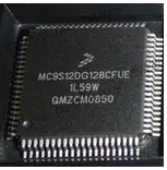 MC9S12DG128CFUE 1L59W J518奥迪A6L转向柱钥匙不吸CPU芯片80脚