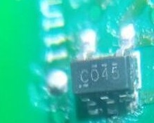 C045 5脚 SN74LVC1G04DBVR 新能源电脑板单路反相器 贴片逻辑芯片
