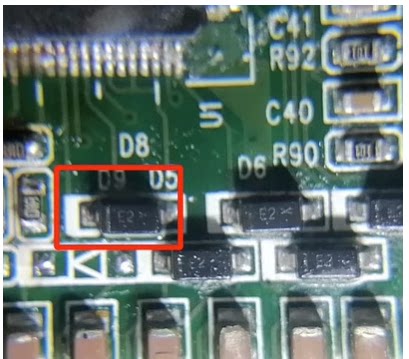 E2 名爵EZS新能源汽车电脑板采集板易损贴片稳压二极管 5.6V 全新