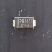 B140如同原装 214AB实图可直购 进口1A40V肖特基二极管DO