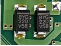 BYG22D 汽车电脑板易损常用二极管 全新现货 可直拍