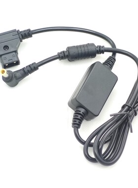 松下DVX200 eva1摄像机B口电源线适用FS5 Z190 z280摄像机12V供电