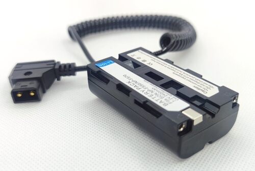 适用于TILTA铁头F550/F570/F970侧手柄假电池外接V口电池供电系统