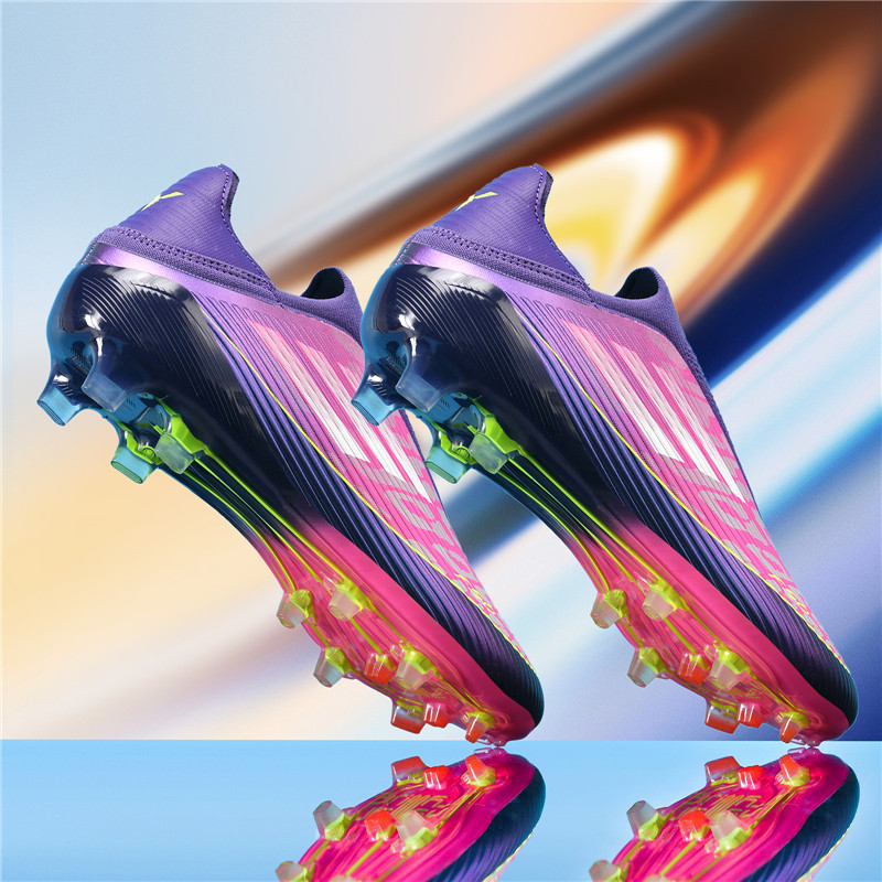 正品梅西儿童足球鞋世界杯配色青少年比赛AG长钉专业训练学生碎钉