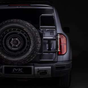 MK美卡工业方程豹5尾门爬梯重量轻无损安装越野改装上海实体店