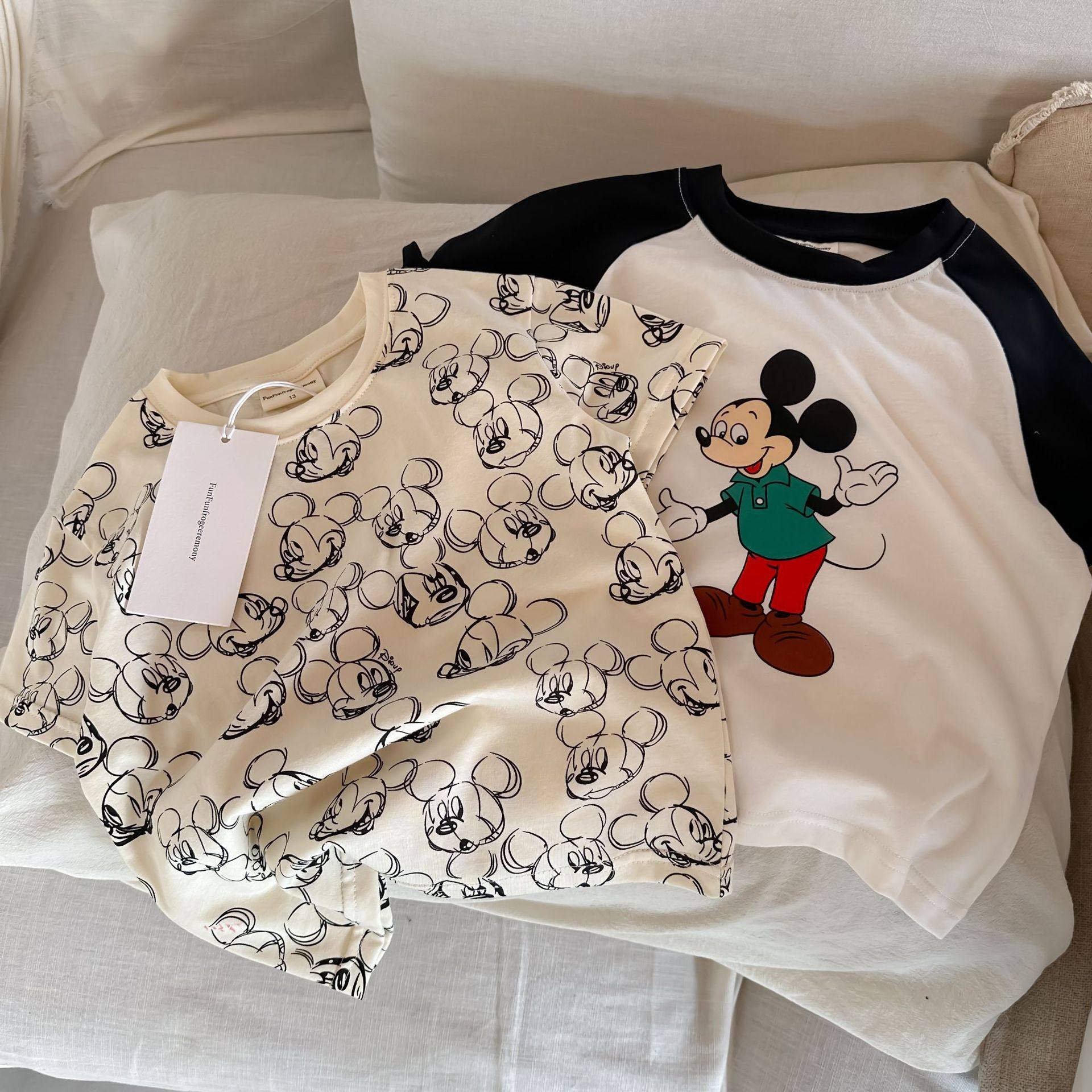 2025夏款短袖男童日系t恤中小童装湖州织里童装儿童短袖女童t恤,童装/婴儿装/亲子装,T恤,淘宝优惠券,粉丝福利购,淘宝优惠卷