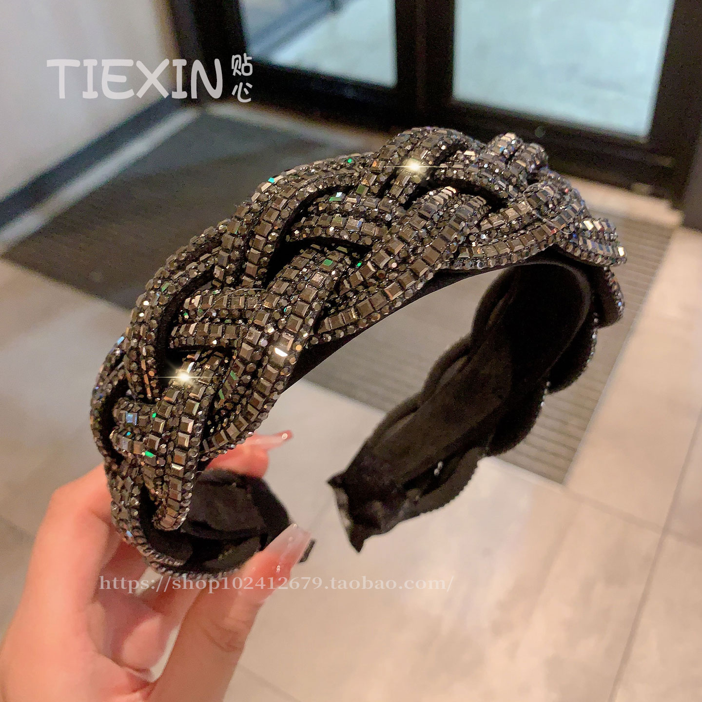 爆款月销10万件韩国原版辫子发箍