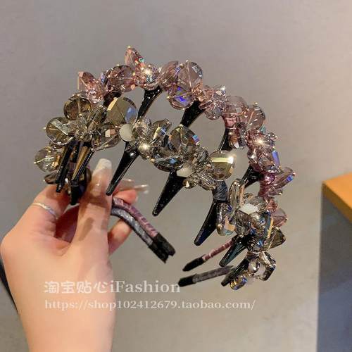 发卡发饰高颅顶防滑齿梳头箍