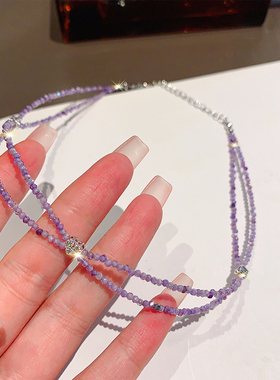 一个月销量10万件的水晶锁骨链女