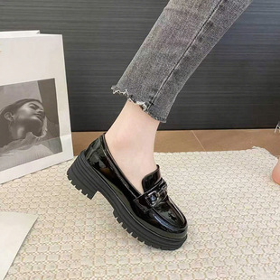 单鞋 时装 学院风小皮鞋 懒人休闲鞋 跨境真皮乐福鞋 986 女2025秋季
