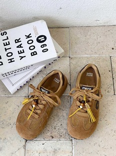 带休闲运动阿甘鞋 真皮女鞋 双鞋 复古百搭勃肯鞋 26181 2025新款