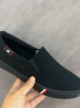黑色布鞋2025春季新款布鞋男士帆布鞋大码布鞋新品小帆布鞋子A002