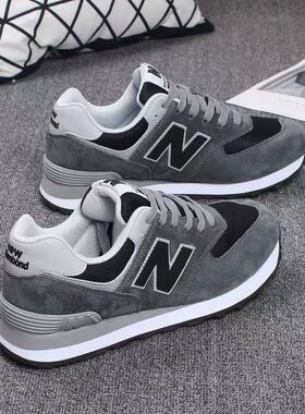 春秋季新款伦运动鞋男鞋情侣网面鞋透气跑步鞋黑色百搭休闲女鞋