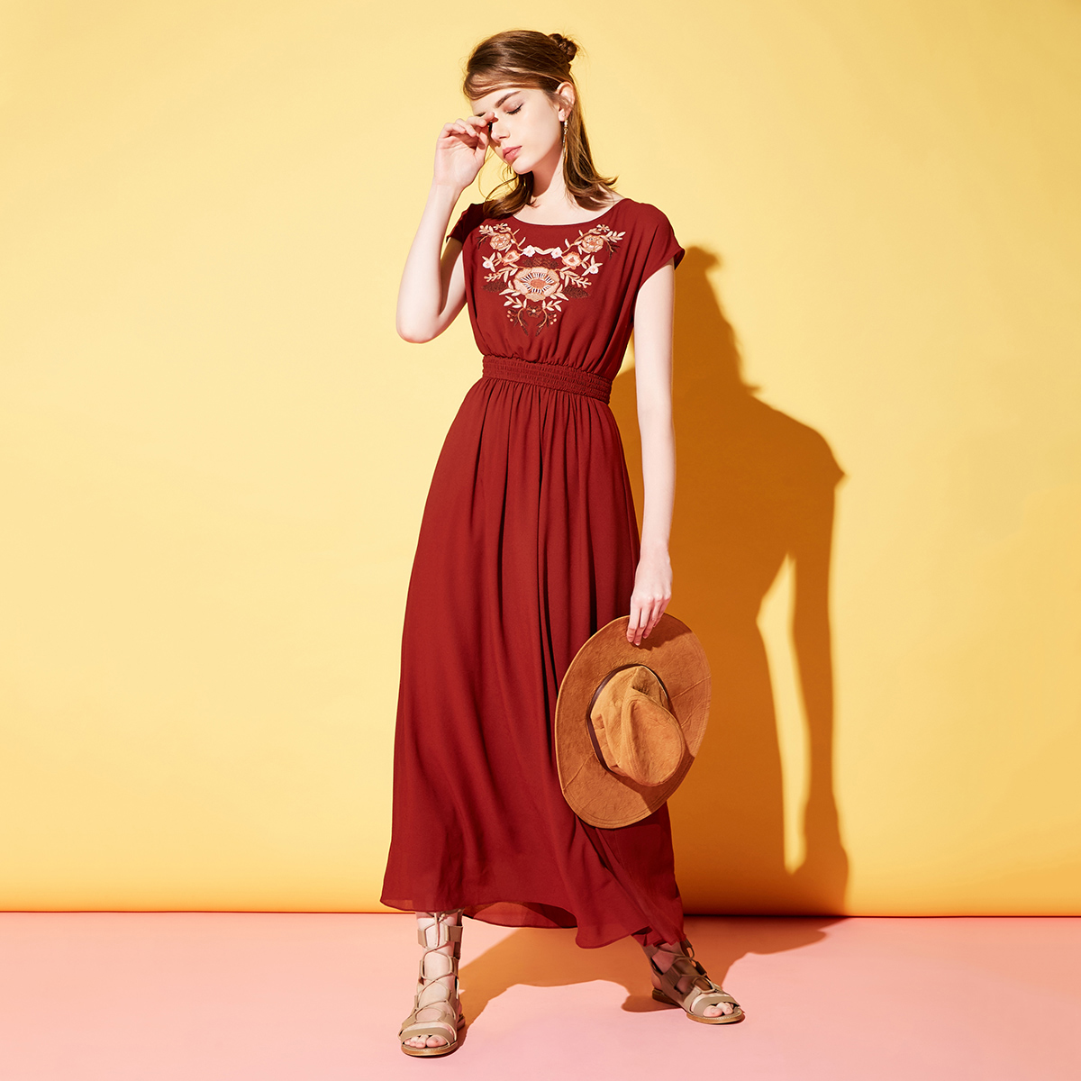 Vero Moda´ÌÐå¸ßÑüÑ©·ÄÁ¬ÒÂȹ|31737A528