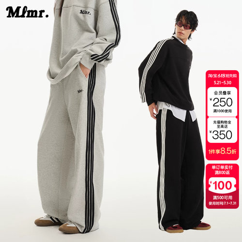 MLMR秋舒适宽松字母刺绣