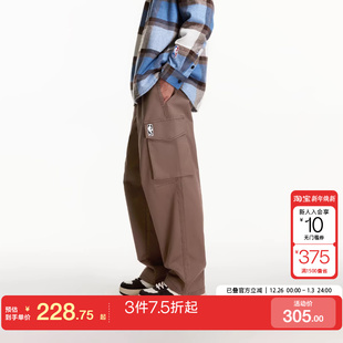 jq区绫致杰克琼斯春夏NBA联名灰熊队两侧插袋潮运动百搭休闲裤 男