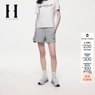 绫致SEASON HIGH夏季NFL联名双侧插袋松紧抽绳短裤女装