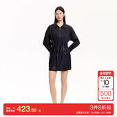 v区绫致Couture Made连衣裙女2025春夏新款 抽绳收腰拼接设计