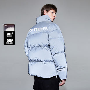 jq区绫致杰克琼斯冬季 百搭宽松立领保暖潮反光休闲羽绒服外套 时尚