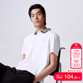 tq区绫致杰克琼斯25春夏拼色翻领T商务休闲纯色直筒polo衫